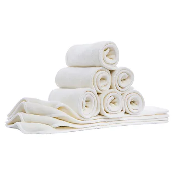 

100pcs/lot Bamboo Inner Insert Fit Cloth Diapers Inserts Reusable Diaper Insert