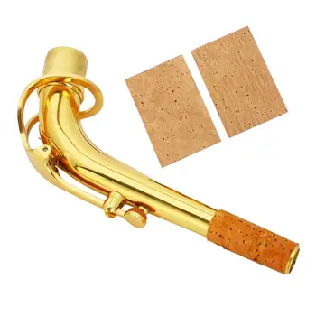 

New arrival 2pcs Natural Sax Neck Cork Sheet for Soprano /Tenor/ Alto Saxophone Musical Accessories