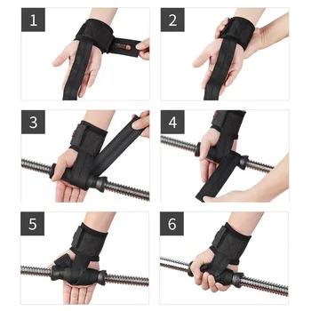 

BOER Non-slip Hand Wrist Support Belt Strap Bar Weight Lifting Sports Training