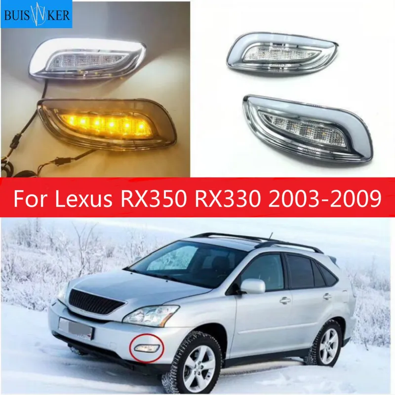 1set LED daytime running lights for Lexus RX350 RX330 20032009year