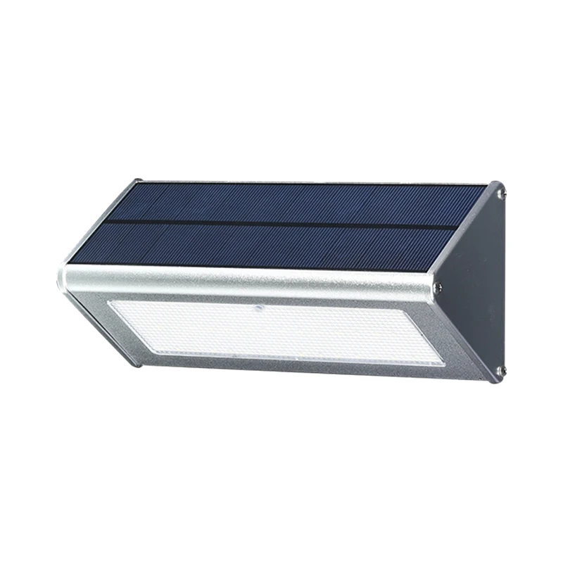 Cold white 1PCS 48LED Солнечная Радиолокационная лампа индукция человеческого тела наружная Водонепроницаемая энергосберегающая настенная лампа из алюминиевого сплава садовая безопасная лампа - Испускаемый цвет: Cold white 1PCS