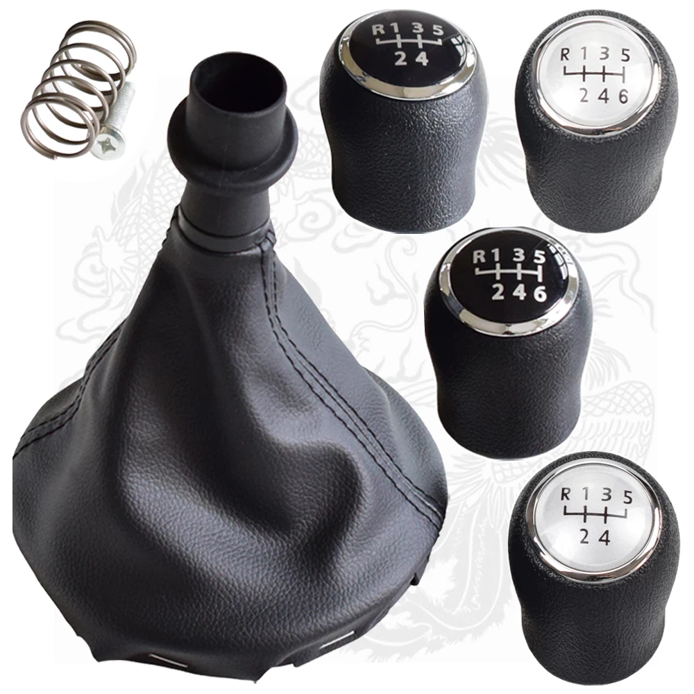6 Speed Gear Shift Knob Gearstick Gaiter Boot Cover For Transporter T5 T5.1 U6M5 