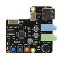 LEORY X350 звуковая плата с подключением по USB поддержка микрофона вход/аудио вход и выход для ПК/Raspberry Pi