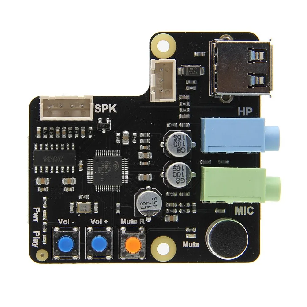 LEORY X350 USB Audio Board Support Microphone Input / Audio Input & Output For PC/Raspberry Pi LEORY X350 USB Audio Board Support Microphone Input / Audio Input & Output For PC/Raspberry Pi