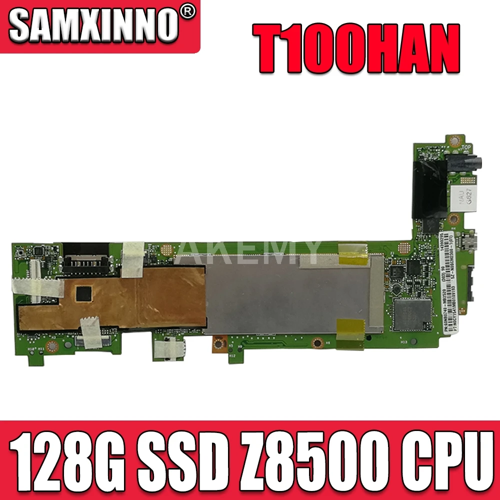 Akemy для ASUS T100HAN Laotop материнская плата T100H T100HA T100HN с 128G SSD 2G RAM Z8500 CPU | Компьютеры и