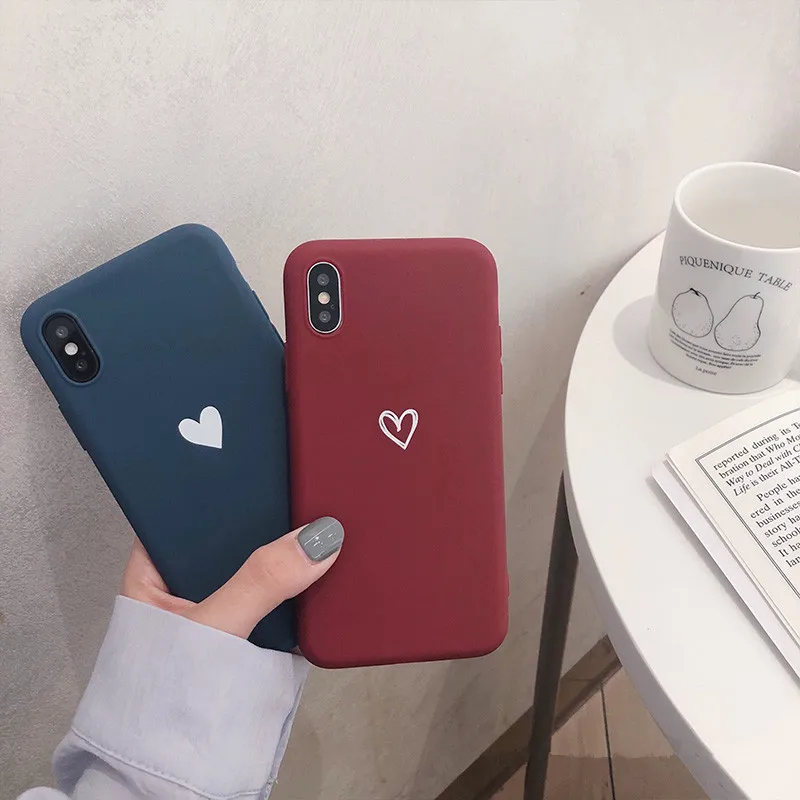 Матовый чехол для телефона iPhone 6 S 7 8 Plus X XR 7Plus XS Max Милый Забавный Мягкий