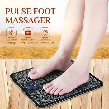 

Revitalizing Foot Massager Deep Kneading Plantar Physiotherapy Shiatsu Therapy EMS ABS Unisex Pedicure Feet Muscle Stimulator