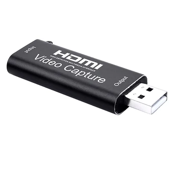 

Mini Video Capture Card USB 2.0 HDMI Video Grabber Record Box fr PS4 Game DVD Camcorder HD Camera Recording Live Streaming