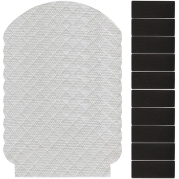 

HOT！-10Pcs/Set Mop Cloths for Ecovacs Vacuum Cleaner T5 DX55 Dust Cleaning Replacement Mop Pad