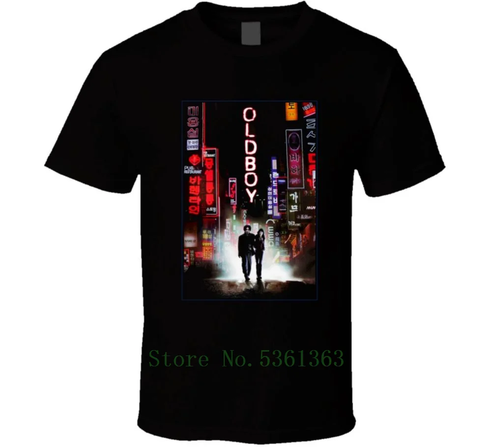 Oldboy футболка Южная Корея фильм триллер парк ч манга крутая модная Мужская
