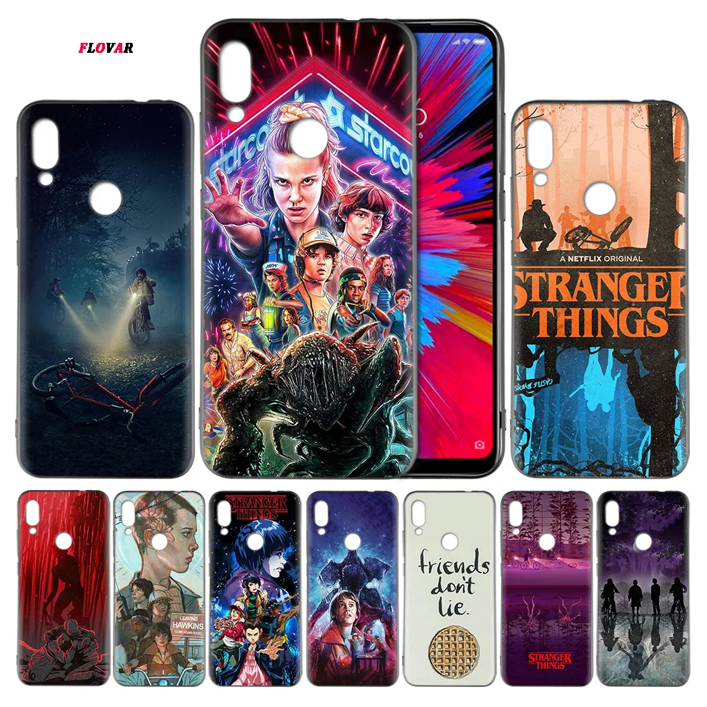 

stranger things poster Tv Phone Case For Xiaomi Mi Redmi Note 7 6 8 9 K20 9T Pro A3 A2 Lite F1 CC9 CC9e 6A 7A 7S Shell Cover Coq