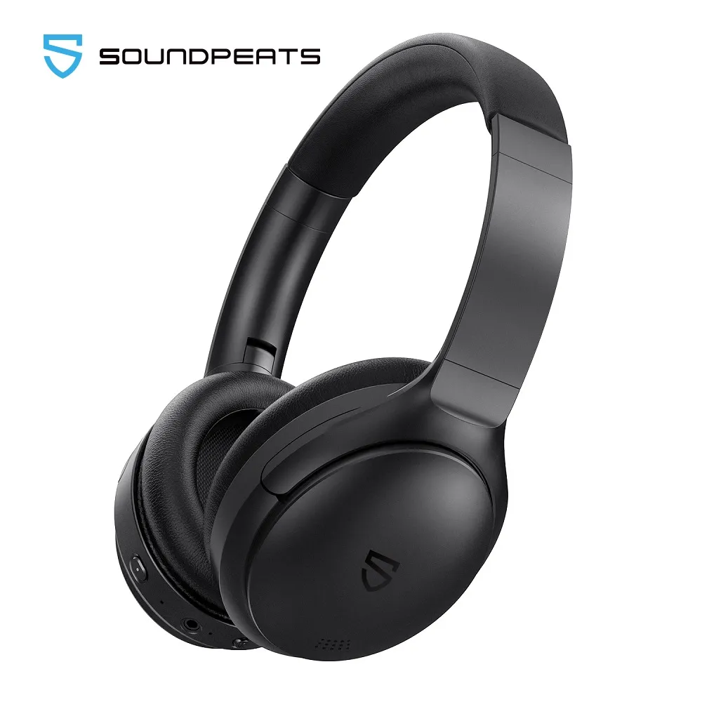 SOUNDPEATS Active Noise Cancelling Headphones Wireless Over Ear ...