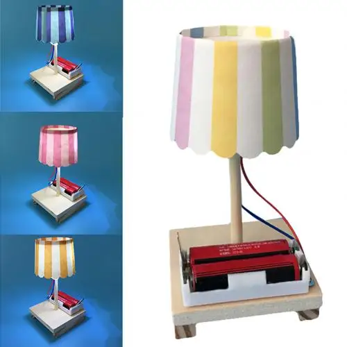 1 Set DIY Table Lamp Science Experiment Technology Educational Toy  Kids Gifts 