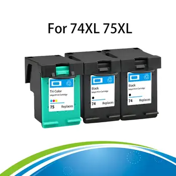 

JH Ink Cartridges Compatible For hp 74 75 XL for hp74 for hp75 74XL Photosmart C4200 C4280 C4345 C4380 C4385 C4480 C4580