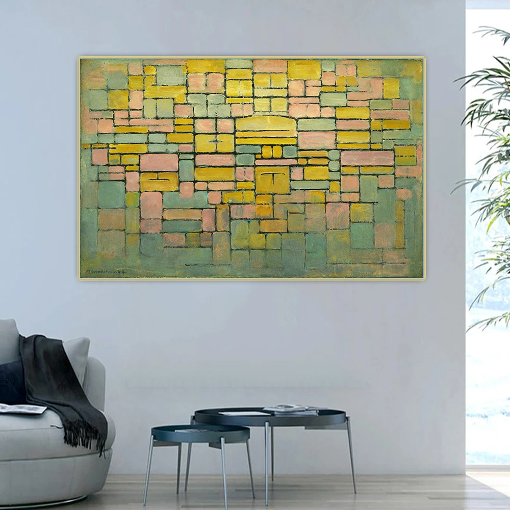Картина-постер Citon Piet Mondrian Картина на холсте с изображением картины маслом Декор