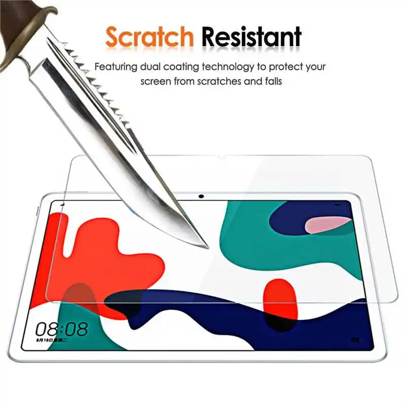 Tempered Glass Screen Protector For Huawei MatePad 10.4 MediaPad M5 10 Pro Lite 8 Honor Pad V6 Tablet Glass