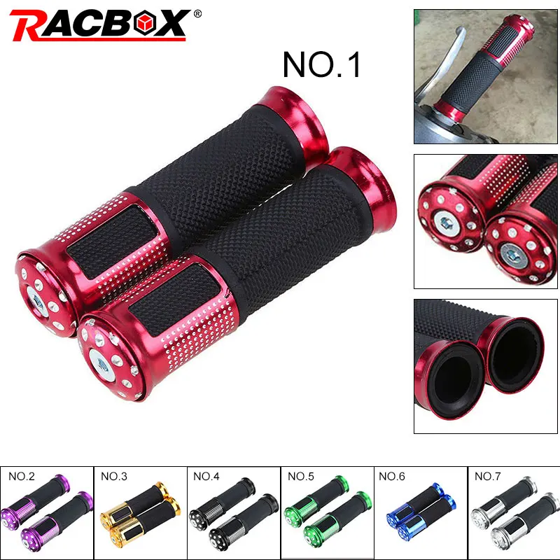 22mm motorcycles Handlebar Cover Soft Anti slip Silicone CNC Machined