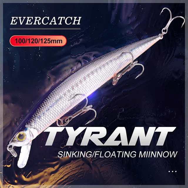 US $3.60 Evercatch tyrant jerk crankbaits 15g sinking chatterbait 16g floating wobblers artificial bait for 