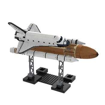 

New 1514Pcs Moc Small Particles The Space Shuttle Challenger DIY Assembly Building Blocks Spaceship Model Gift For Children C500