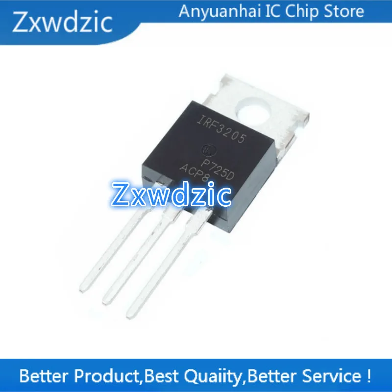 Zxwdzic 10 шт. новые импортные оригинальные IRF3205 IRF3205PBF TO-220 инверторы такие как 55V 110A 200W