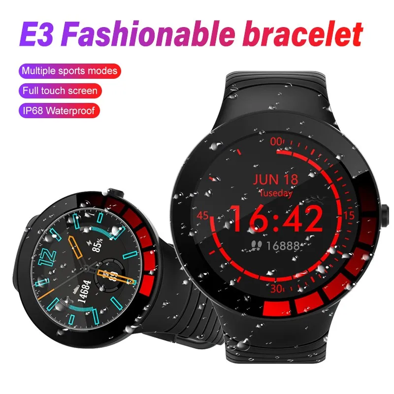 

E3 Smart Bracelet ECG PPG Watch Heart Rate Monitor Blood Waterproof Fitness Wristband Sport smart watch Monitor Pedometer