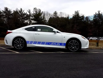 

For 2x 97.5" Multiple Color Graphics RC 350 RC 350 F RC F Car Racing Decal Sticker