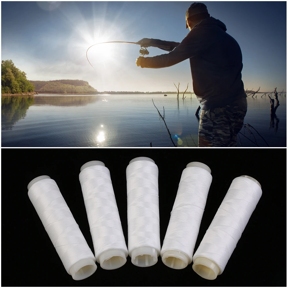 High Tensile Polyester Bait Elastic Thread Spool Tackle Invisible Fishing Line~ 