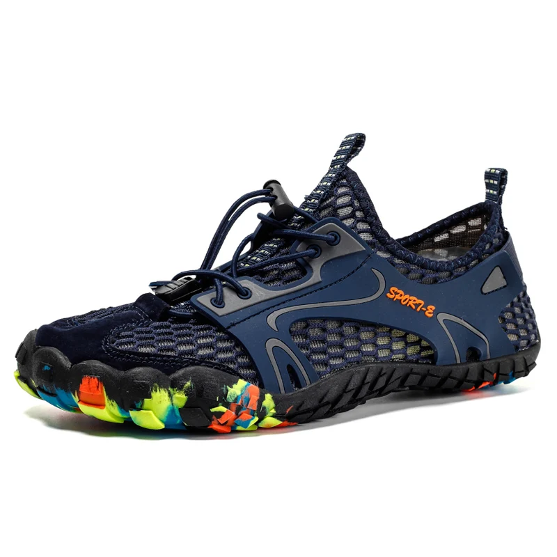 Aqua Shoes мужские водонепроницаемые кроссовки больших размеров Waterschoenen Outdoor Five Finger