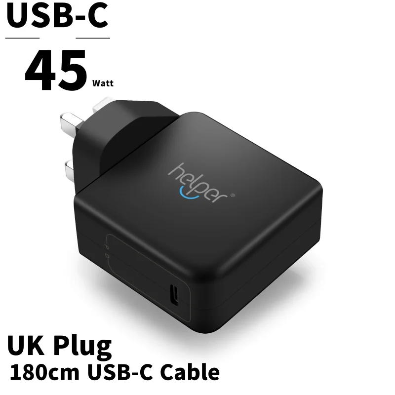 Сетевое зарядное устройство с USB портом и поддержкой быстрой зарядки 45 Вт|adapter for
