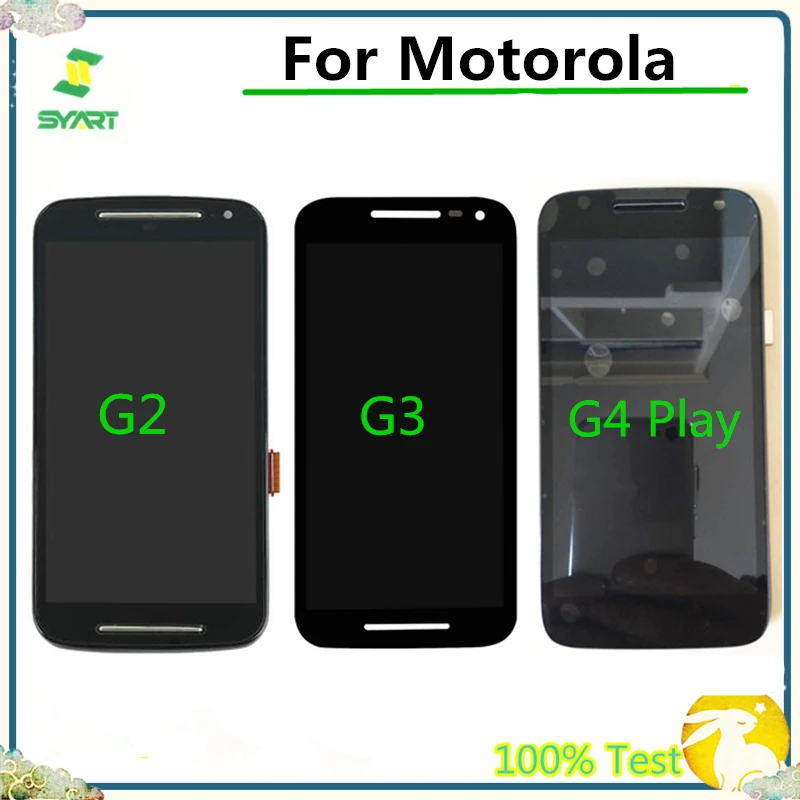 Goedkoop 100% Getest Lcd scherm Met Touch Screen Digitizer Vergadering Voor Motorola Moto G2 XT1063 XT1064 G3 XT1544 G4 Spelen XT1601 XT1602