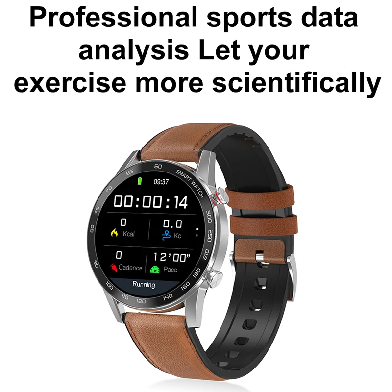 Timewolf Full Round Smart Watches Mens 2020 360