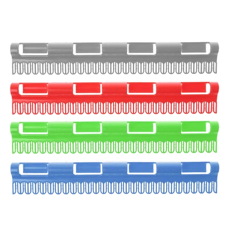Clothes Socks Finishing Clips Plastic Anti Skid Windproof Storage Rack Hanger P82C
