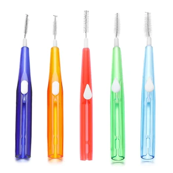 

1/10Pcs Hot Dental Oral Hygiene Push-pull Interdental Brush Adults Tooth Cleaning Floss Brush Tooth Pick Toothpick Oral Dropship