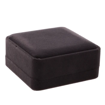 

Square Velvet Bracelet Bangle Storage Box Organizer Case Gray Showcase
