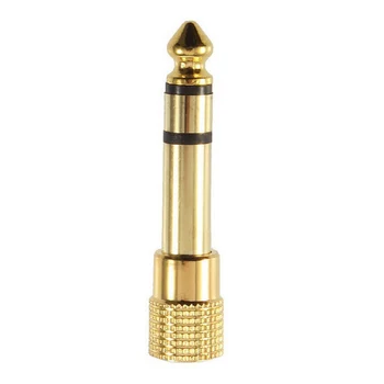 

6.5mm Male to 3.5mm Female Headphone Stereo Audio Connector GDeals