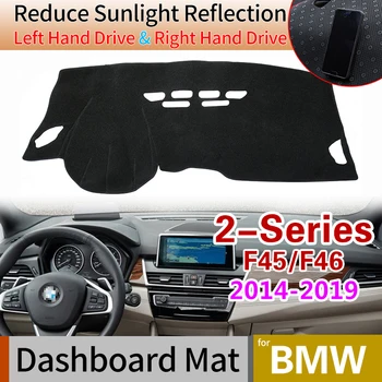 

for BMW 2 Series F45 F46 2014-2019 Coupe Gran Active Tourer Anti-Slip Anti-UV Mat Dashboard Cover Pad Dashmat Carpet Accessories