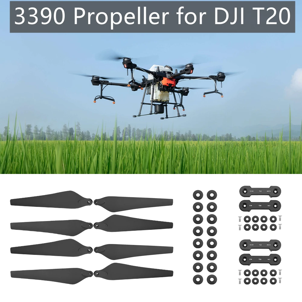 3390 Propeller for DJI T20 Drone Blade Props Fight Drugs Water Tank Pump Paddle Clamp Plant Protection | Электроника