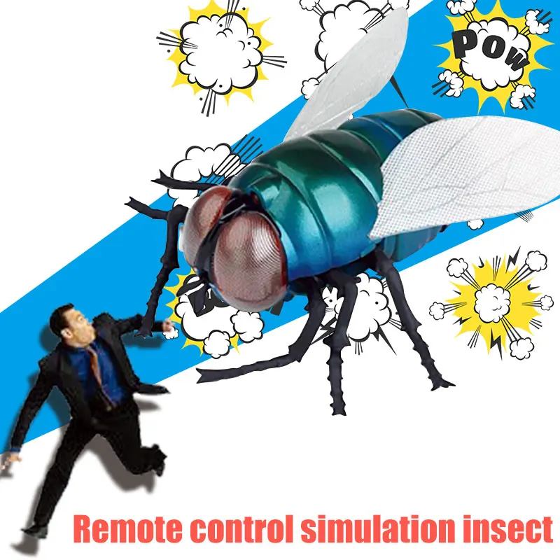 

Infrared RC animal Insect Toys Simulation Housefly Wireless Remote Control Electric robot Toy Halloween Prank Insects kids toys