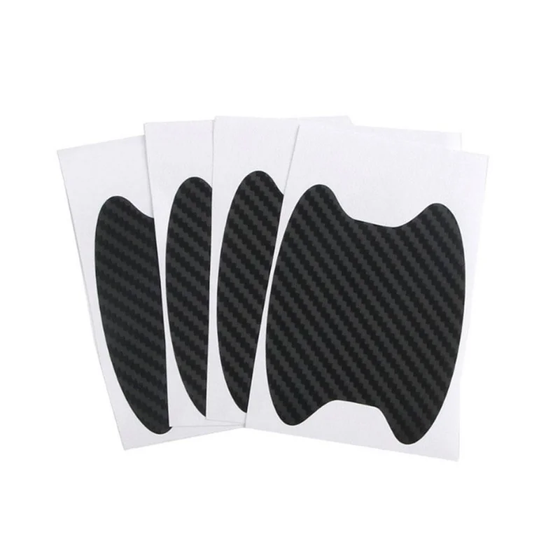 

4Pcs/Set Car Door Sticker Fiber Scratches Resistant Cover Auto Handle Protection Film Exterior Styling Accessories Cars Decor
