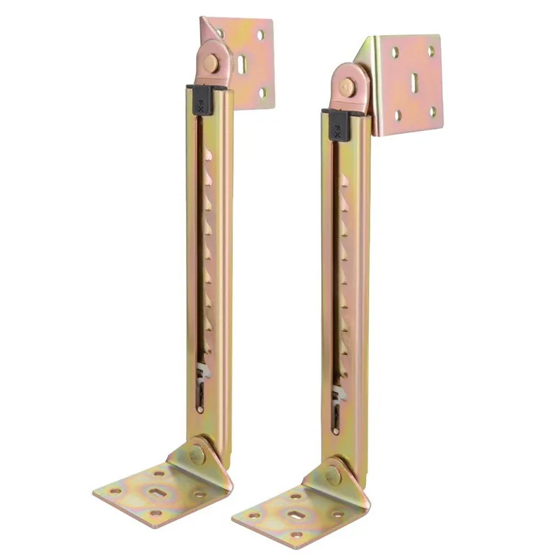 

1 Pair Angle Lifting Rod Desk 10 Gear Adjusting Hinge Angle Hinge WITH Bracket