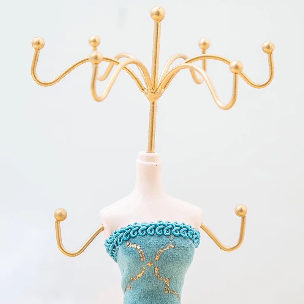 Lady Figure Jewelry Holder Hanging Necklace Earring Bracelet Orgaziner Display Stand for Counter Home Decor Lady Figure Jewelry Holder Hanging Necklace Earring Bracelet Orgaziner Display Stand for Counter Home Decor