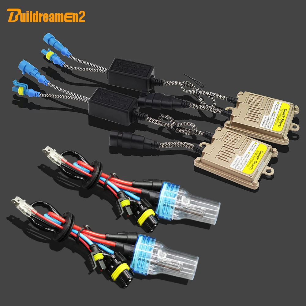Buildreamen2 H1 H3 H7 H8 H9 H11 9005 9006 880 881 55 Вт авто лампы HID Xenon комплект AC блок розжига/балласт