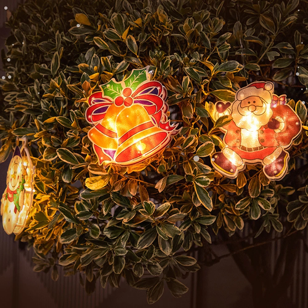 

Christmas LED lights window stickers pendants decoration atmosphere arrangement suction cups hanging lights outdoor lights