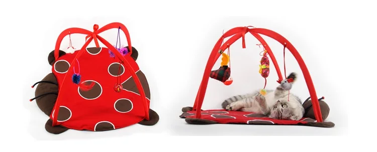 Коврики для кроватей для кошек, обучающие игрушки для кошек с цветами, кровати для подвижных игр, игрушки для игр, коврик, одеяло, домик для кошек, палатка, игрушка
