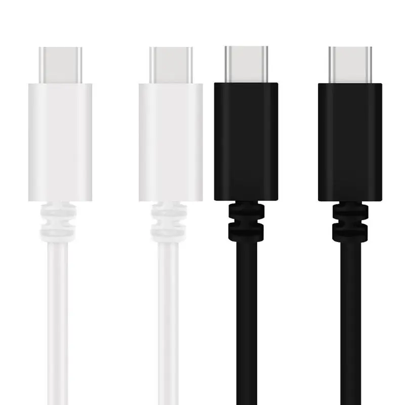 100 см двусторонний USB C штекер usb type C Мужской кабель для передачи данных быстрое зарядное устройство PD линия зарядки для Xiaomi huawei samsung Smartpho