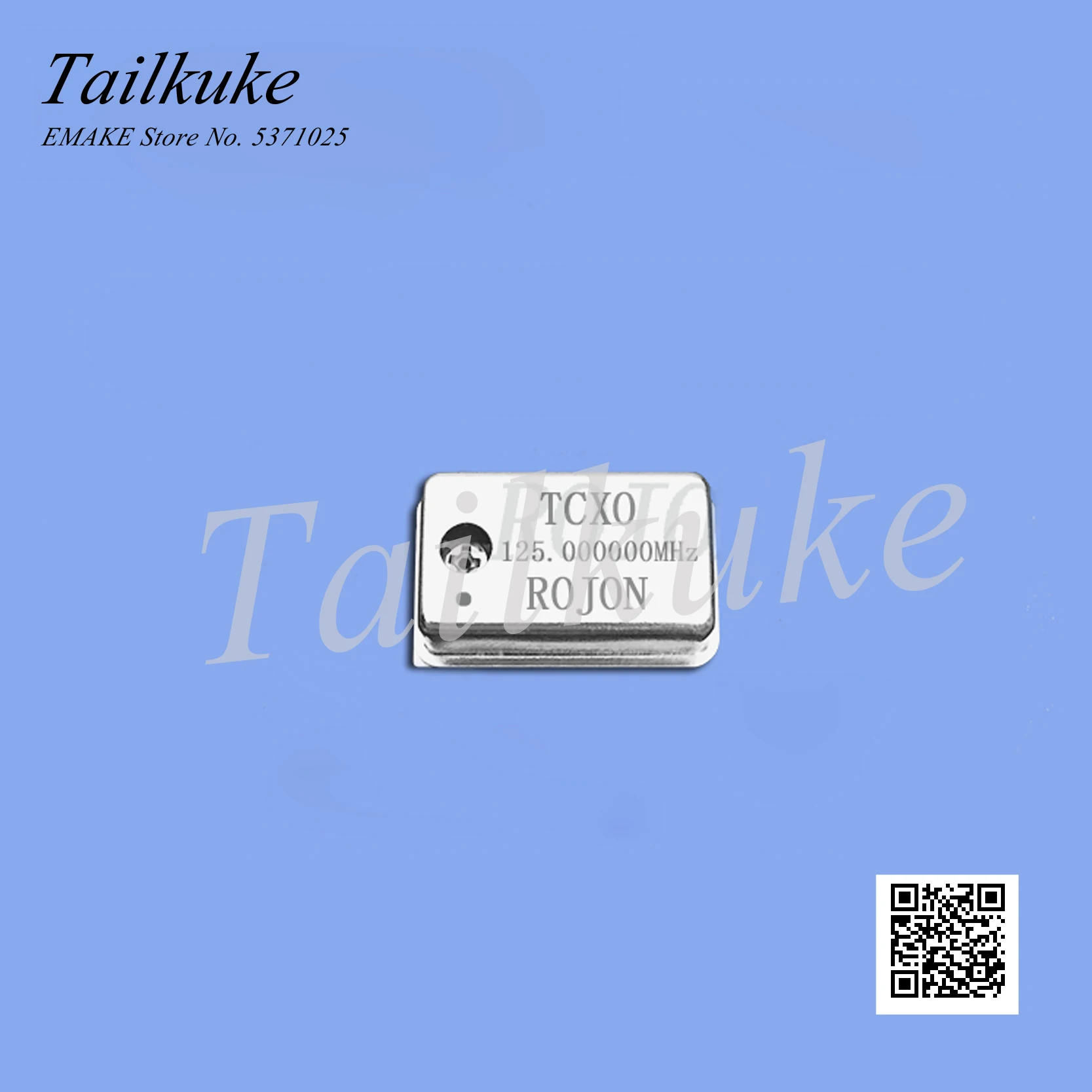 

Tcxo High Precision Temperature Compensated Crystal Oscillator Rojon 125MHz 0.1ppm High Stability Clock