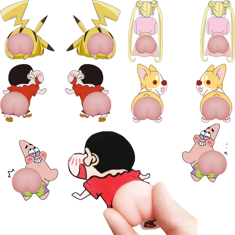 Детские игрушки покемон карандаш Shin-chan Пикачу мультяшная Автомобильная наклейка
