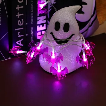 

Solar LED String lights Spider Bat Ghost Hand Holiday Lighting Fairy Garland Outdoor For Halloween Party Decoration
