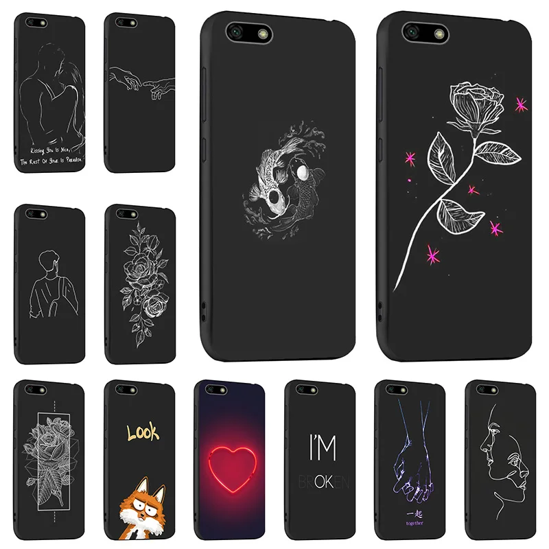 

3D DIY Painted Case For Huawei Y6 Y5 Prime 2018 Pro 2019 Case Silicon Soft TPU Back Case Huwei Honor 7A Pro 7C Case Cover Fundas
