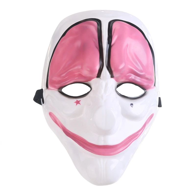 D Маски клоуна минч для маскарада, вечерние, страшные, клоуны, маска Payday 2, ужасная маска на Хэллоуин - Цвет: D